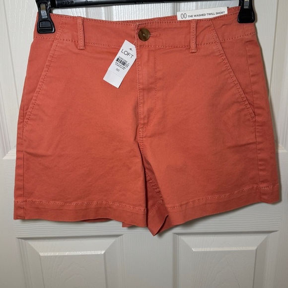 NWT "The Washed Twill" Shorts from LOFT